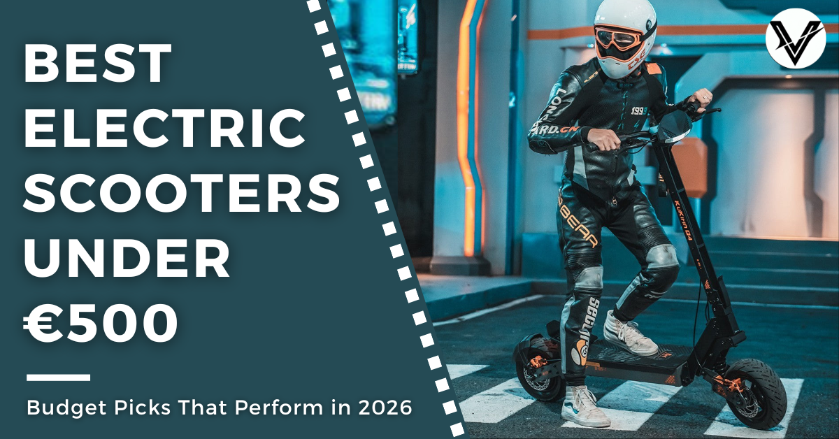 best electric scooter under 500 euros, rider on kukirin g4 electric scooter