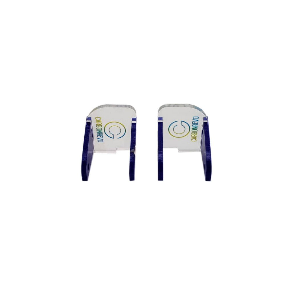 Blue Front LED Cover CARBON REVO 1 Pair DUALTRON RAPTOR, DUALTRON 1, DUALTRON 2, DUALTRON ULTRA