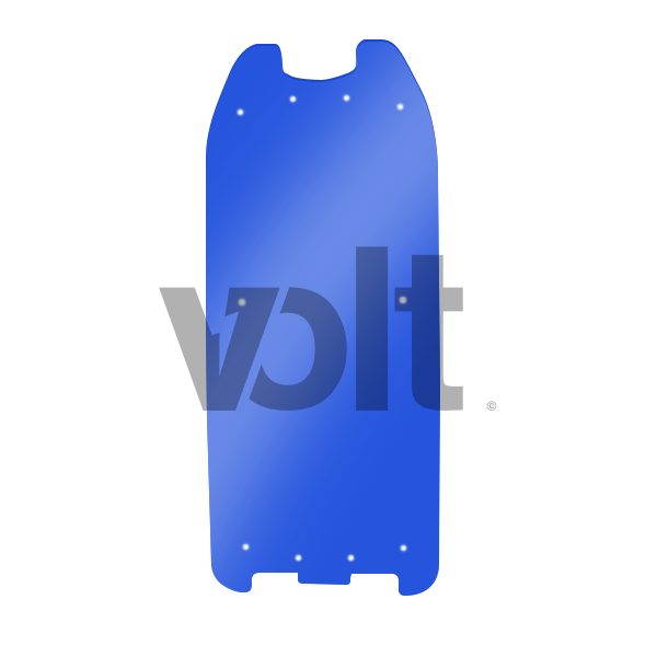 Deck Liner 3mm Carbonrevo Dualtron 2 Translucent Blue
