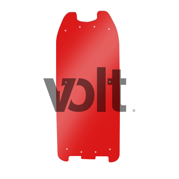 Deck Liner Carbon Revo Dualtron 2 3mm Translucent Red