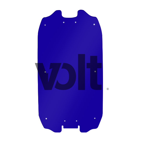 Deck Liner Carbon Revo Dualtron Ultra, 3mm Blue