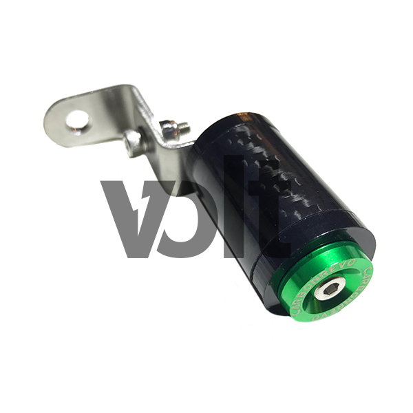 Rear Light Mount Carbonrevo, Green, 1 Pair, Universal