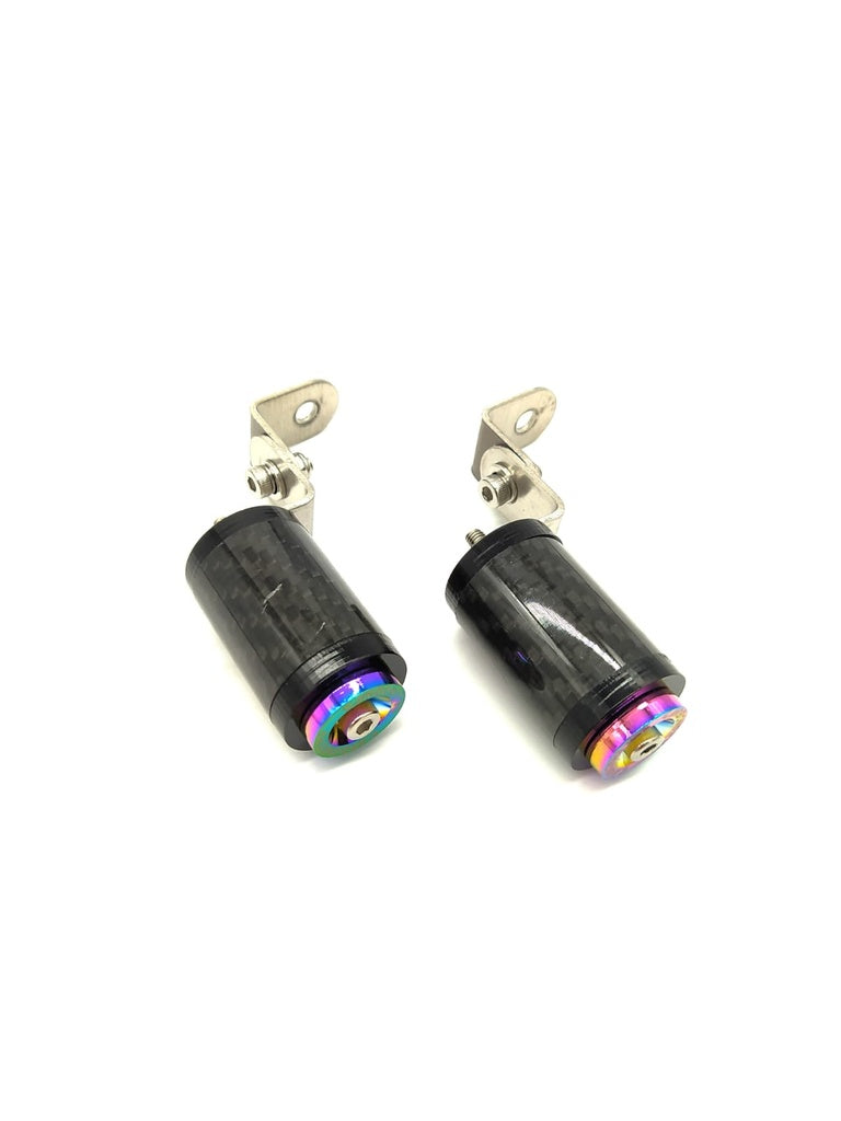 Rear Light Bracket Carbon Revo Gun Metal 1 Pair Universal