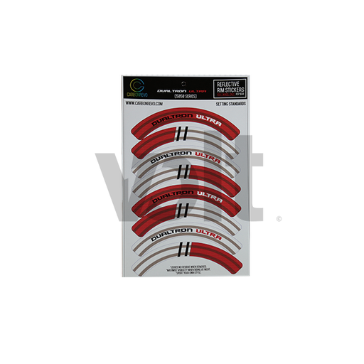 Rim Sticker Carbonrevo Red and White Dualtron Ultra, Dualtron Thunder