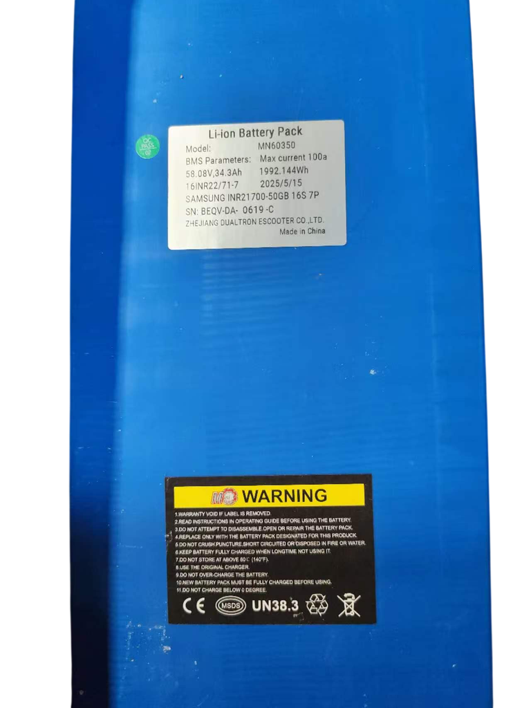 Bateria 60V 35Ah Samsung lub LG do Dualtron Achilleus, Achilleus 2023