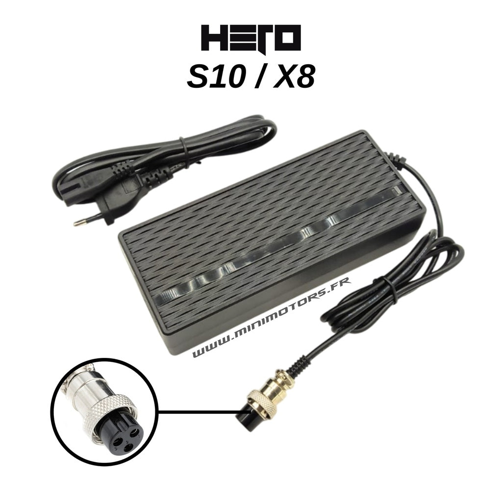 Fast Charger 48V (54.6V 3A) Hero S8, Hero S9