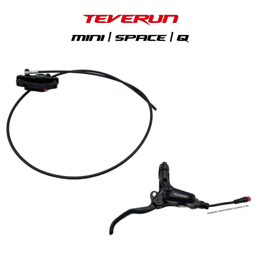 Complete Front Hydraulic Brake Kit TEVERUN Fighter Mini, TEVERUN Space, TEVERUN Mini Q