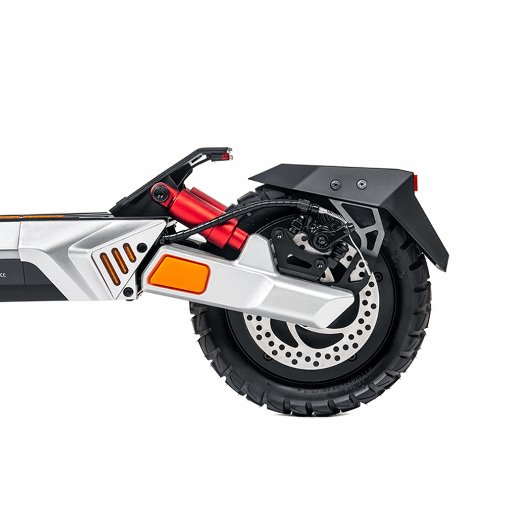 KuKirin M4 Max Electric Scooter - New Model 2025 main image rear 10 inch tubeless tire disc brake