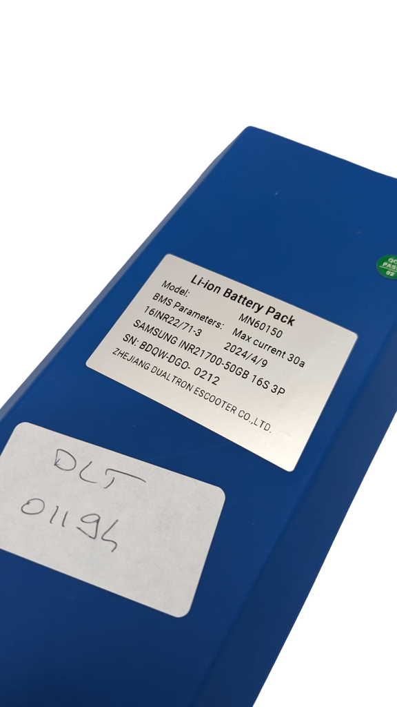 Battery 60V 15Ah Dualtron Togo LTD