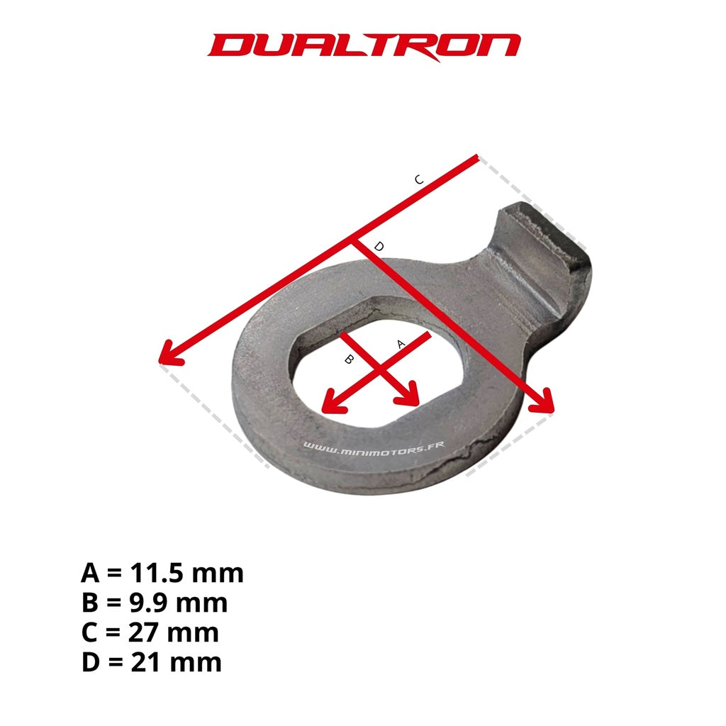Rear Motor Washer 5 Degree 12*14*9.9 Dualtron