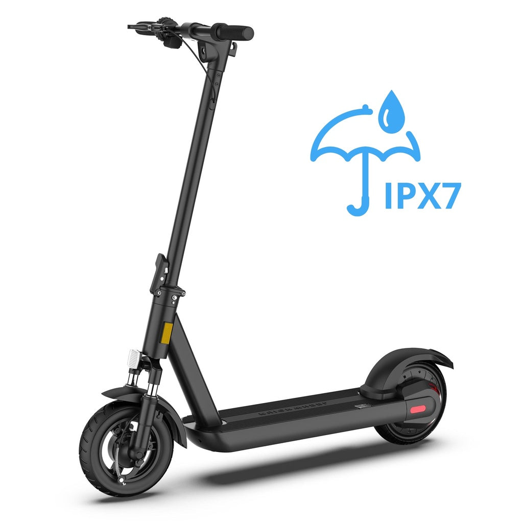 KUICKWHEEL S1-C PRO ELECTRIC SCOOTER scooter with IPX7 water resistance rating symbol on a white background