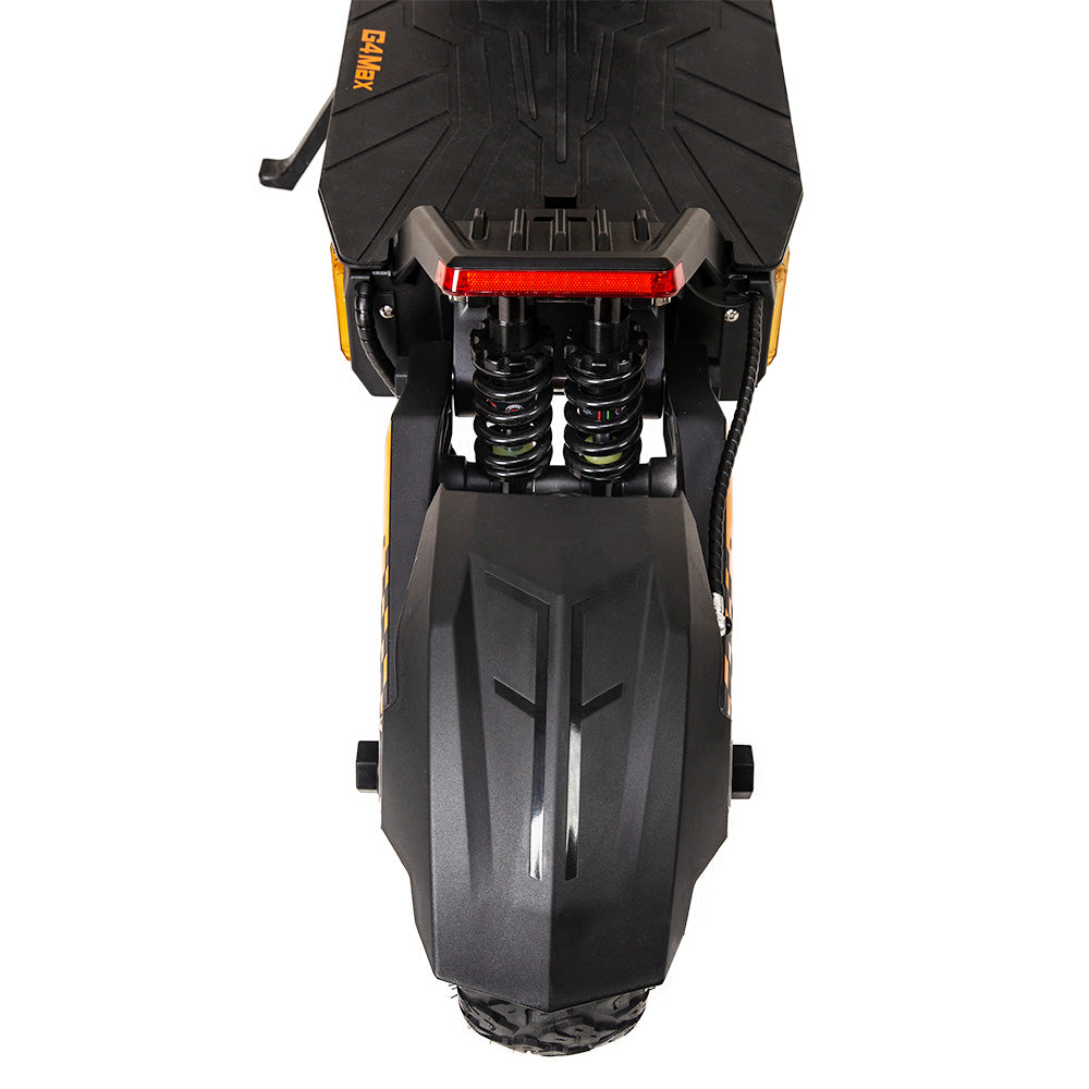 KuKirin G4 Max Electric Scooter main image rear side dual hydraulic suspension red taillight