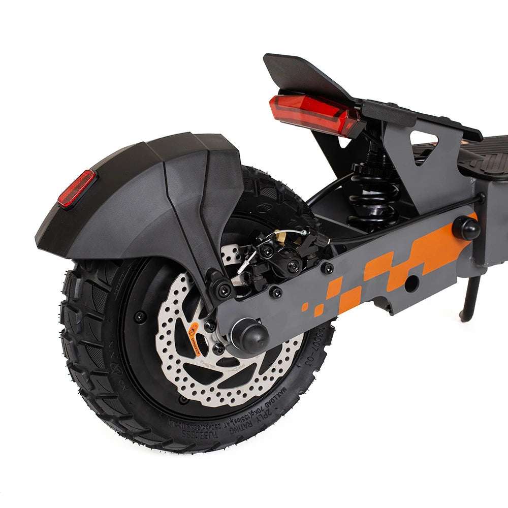 KuKirin G2 Electric Scooter 2025 main image rear 10 inch pneumatic off road tire rear suspension rear disc brake rear mudguard rear 800w motor