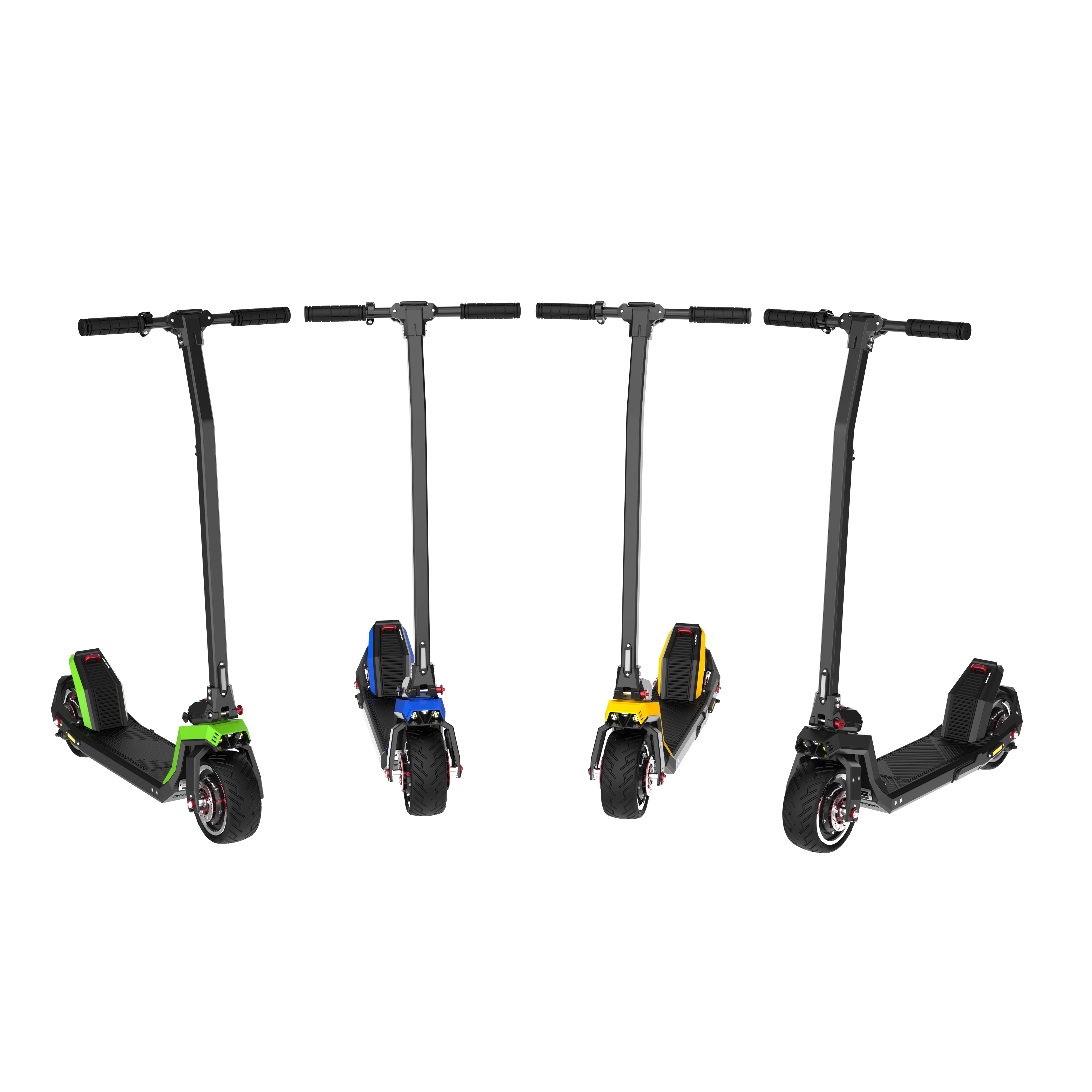 Dualtron Sonic Pro Electric Scooter all colors blue yellow black green