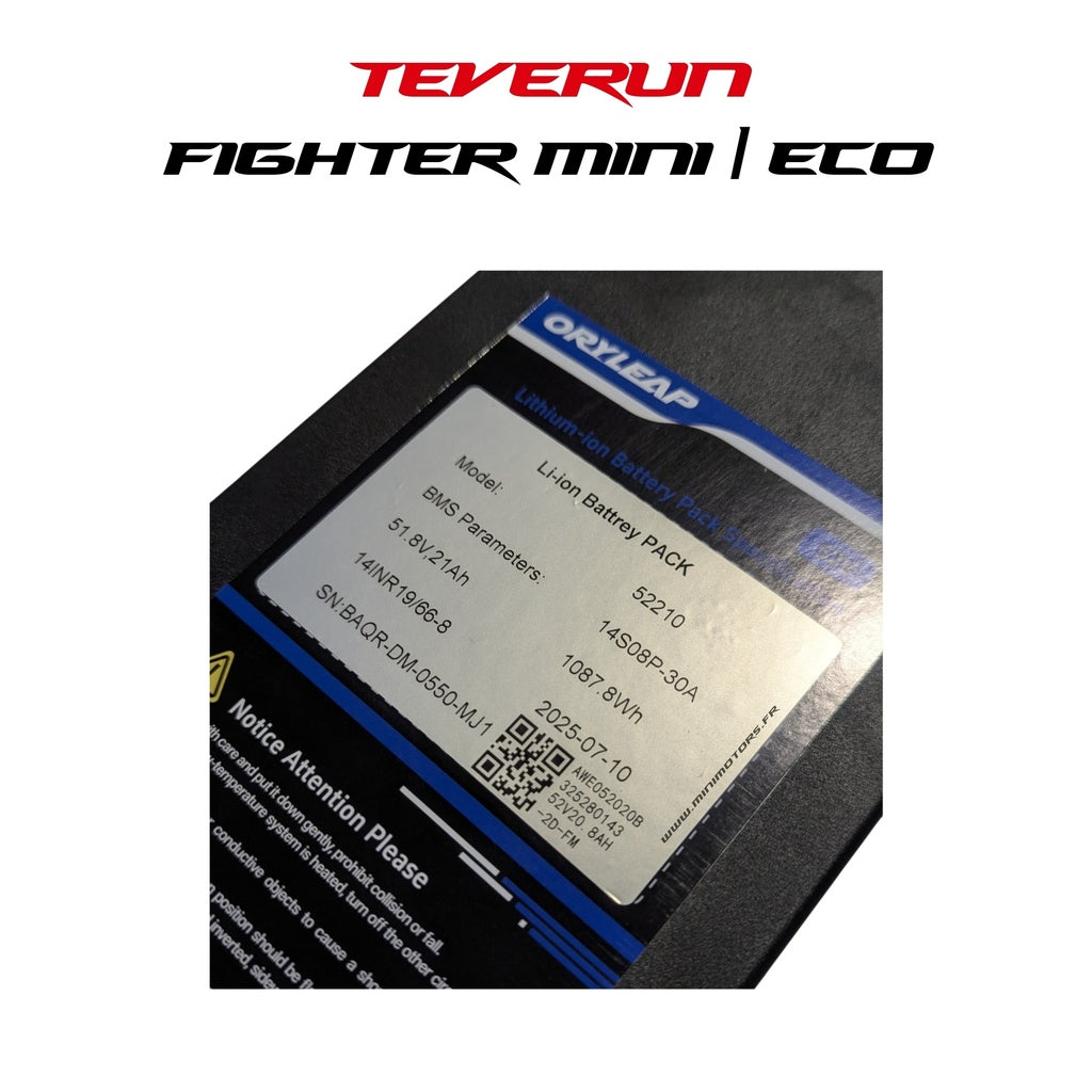 Battery Teverun Fighter Mini 2024, Eco 2025 52V 20Ah