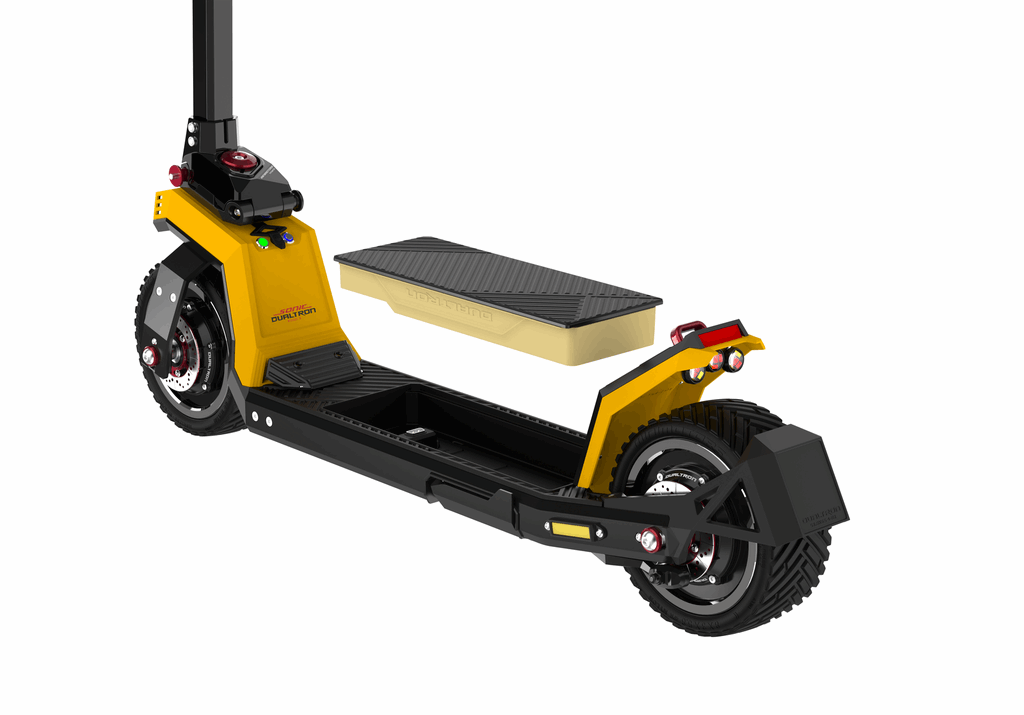 Dualtron Sonic Pro Electric Scooter yellow removable battery