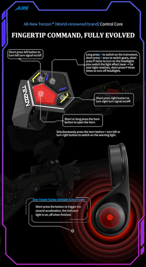 Dualtron Sonic Alien Electric Scooter