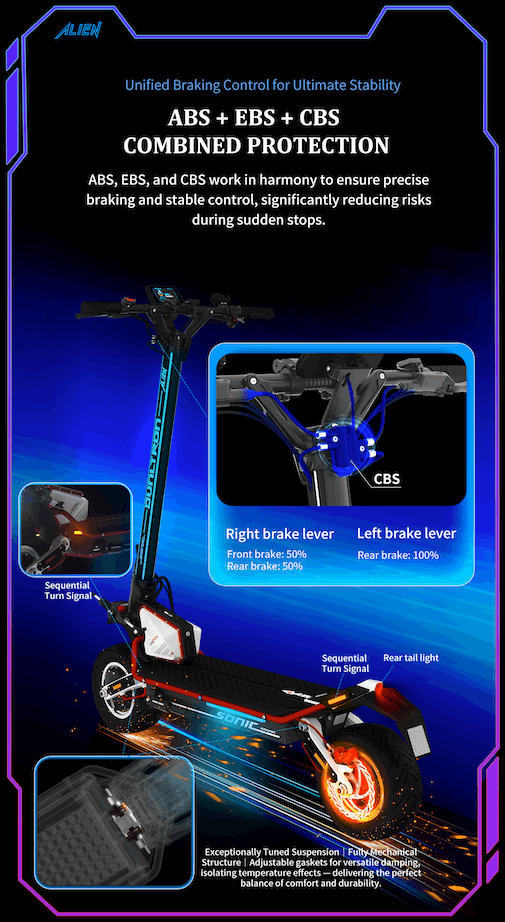 Dualtron Sonic Alien Electric Scooter