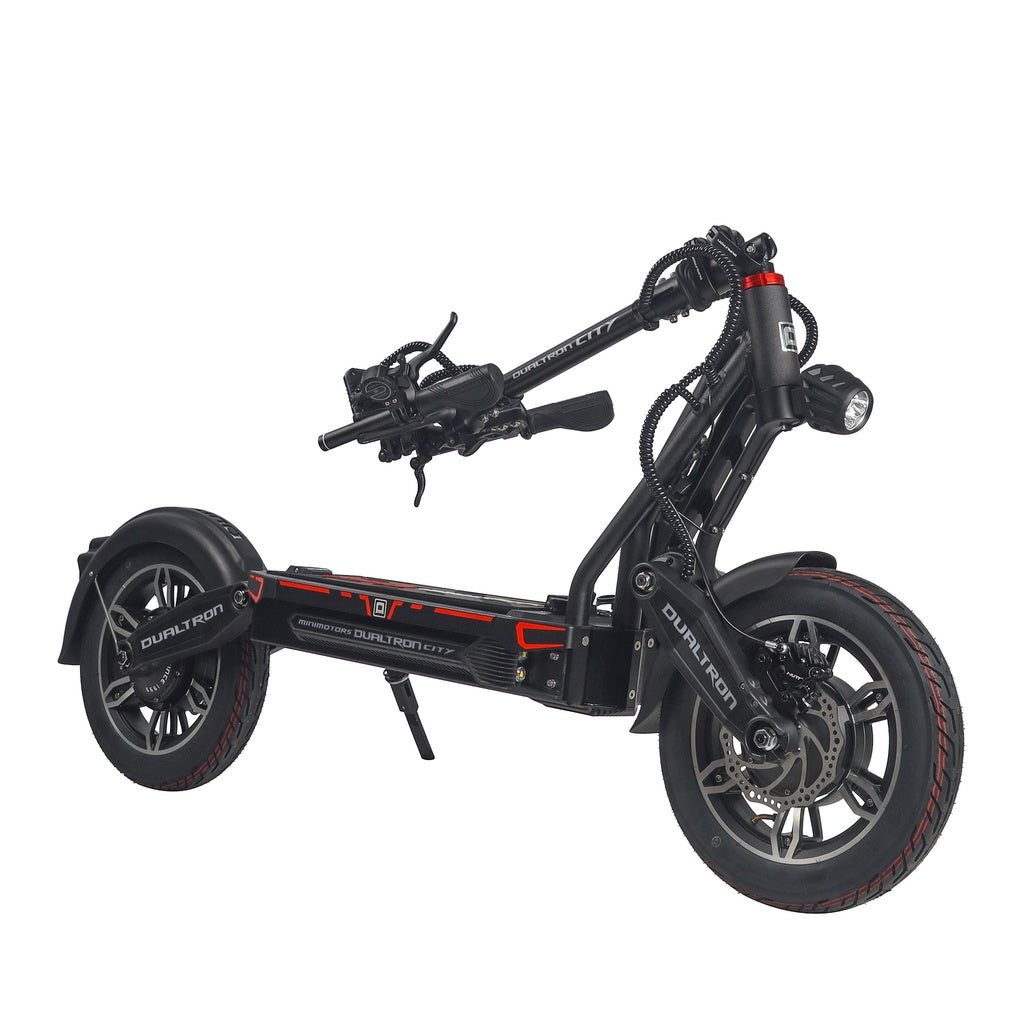 NEW DUALTRON CITY ELECTRIC SCOOTER folded position
