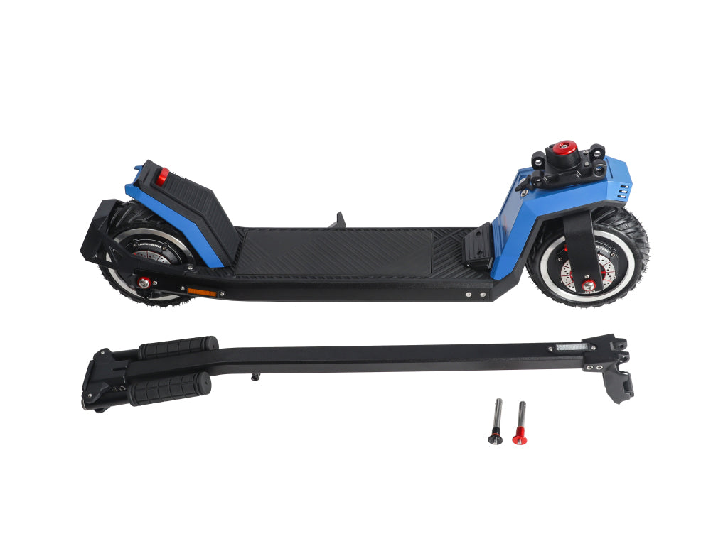 Dualtron Sonic Pro Electric Scooter blue dissembled