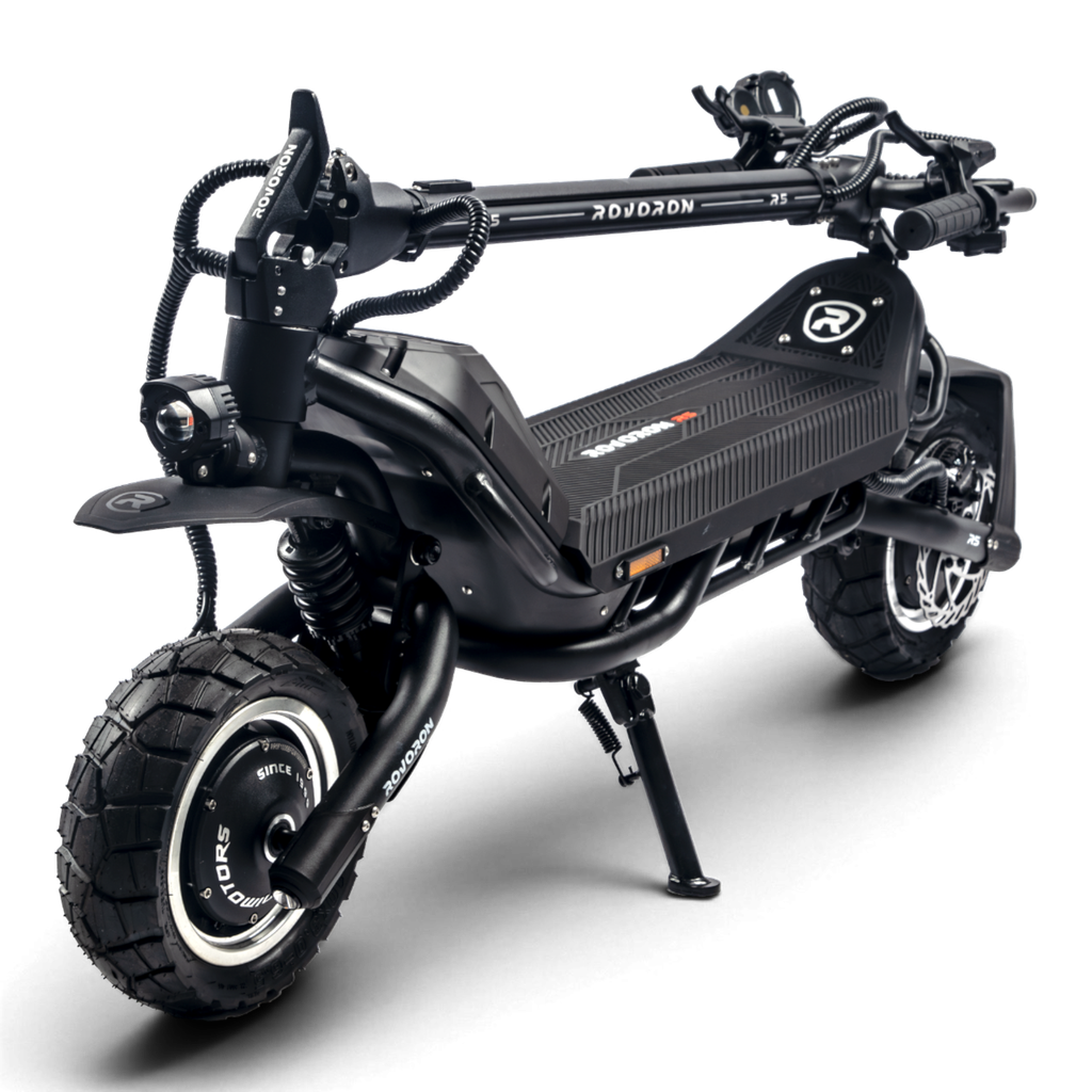 Rovoron R5 pro Electric Scooter black folded