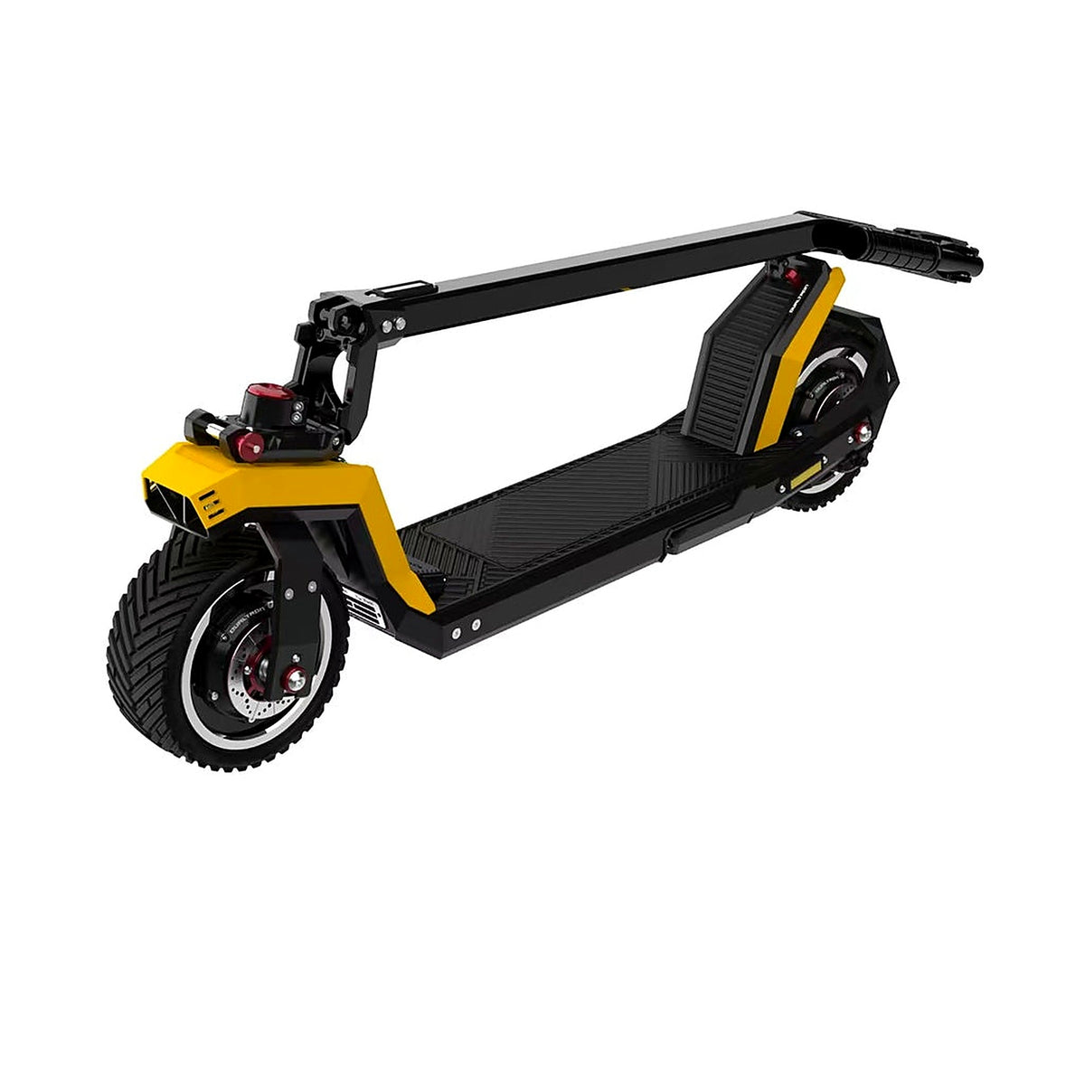 Dualtron Sonic Pro Electric Scooter folded yellow scooter