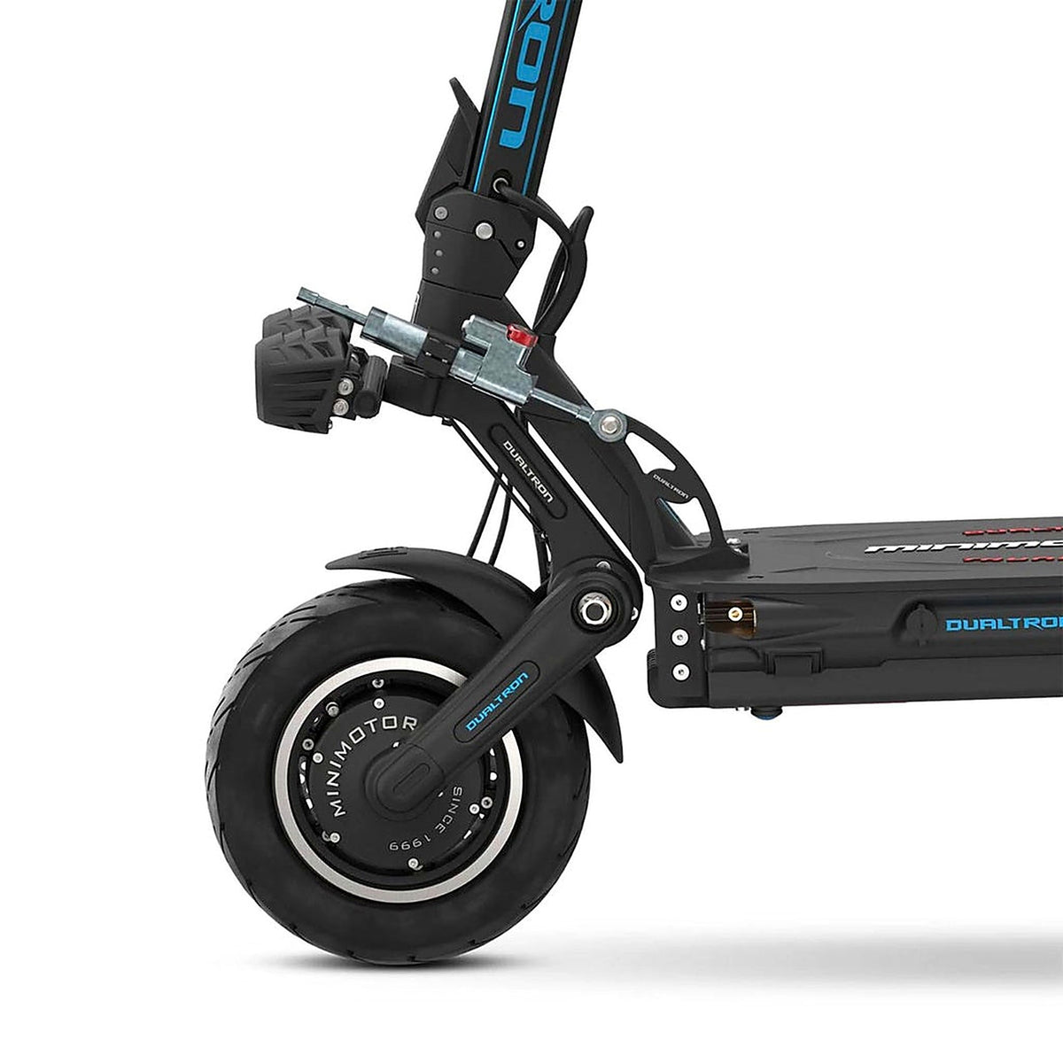 Dualtron Thunder 3 Electric Scooter front motor headlight suspension shock absorber