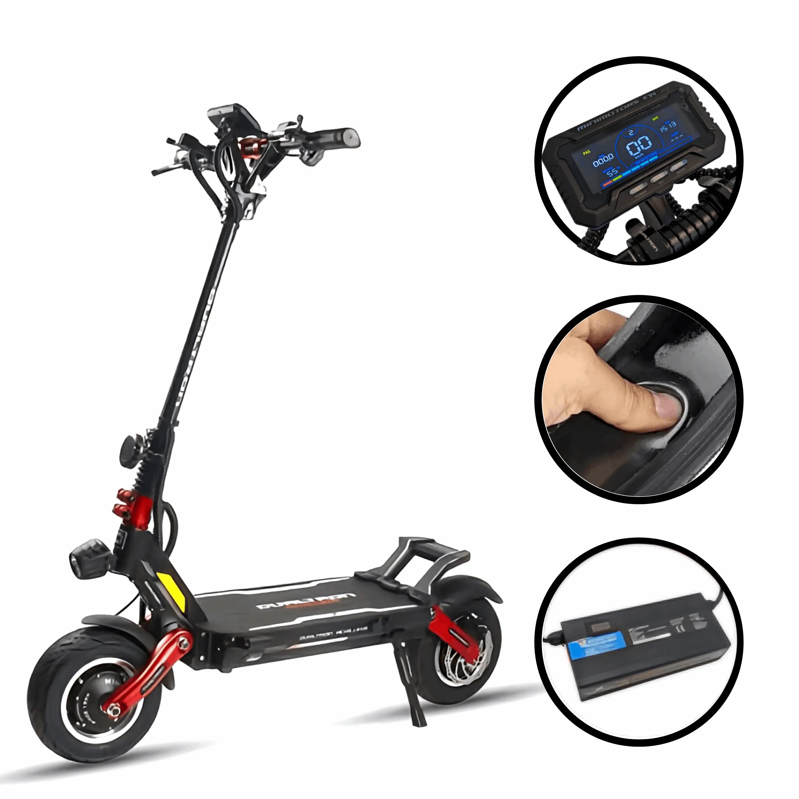 DUALTRON ACHILLEUS ELECTRIC SCOOTER red