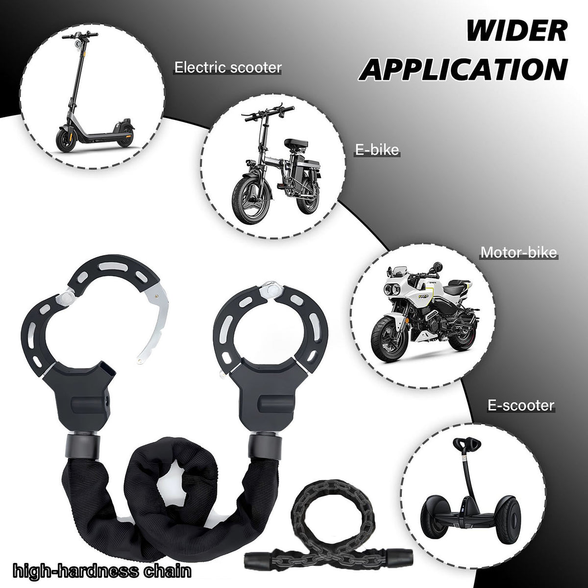 NANROBOT Electric Scooter Chain Lock