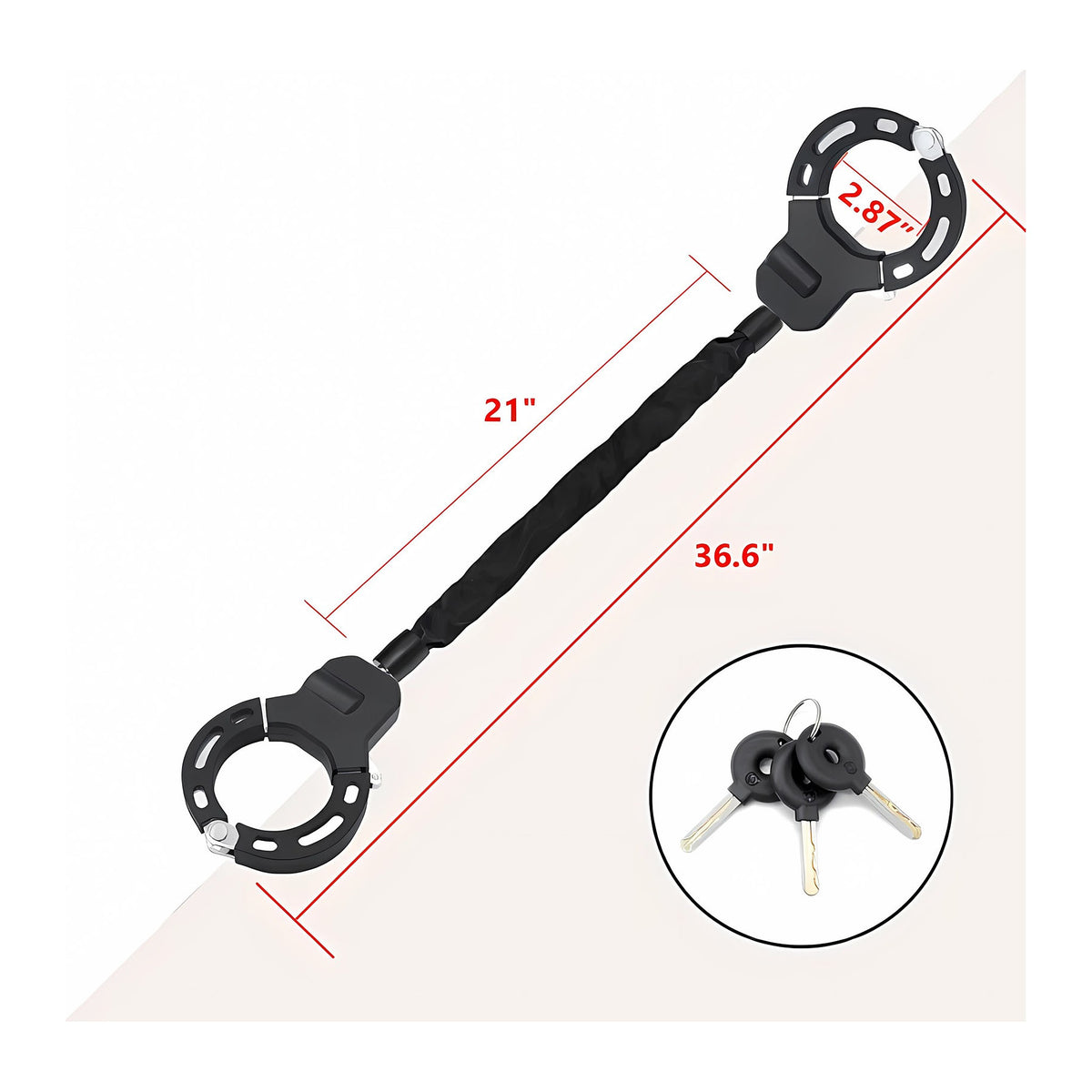 NANROBOT Electric Scooter Chain Lock