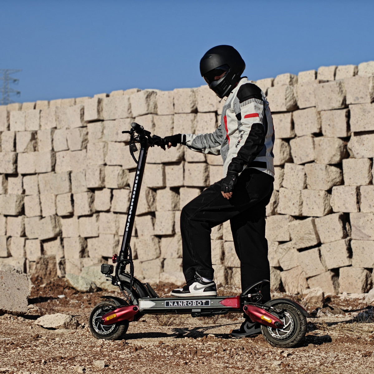NANROBOT LS7+ 72V Red electric scooter