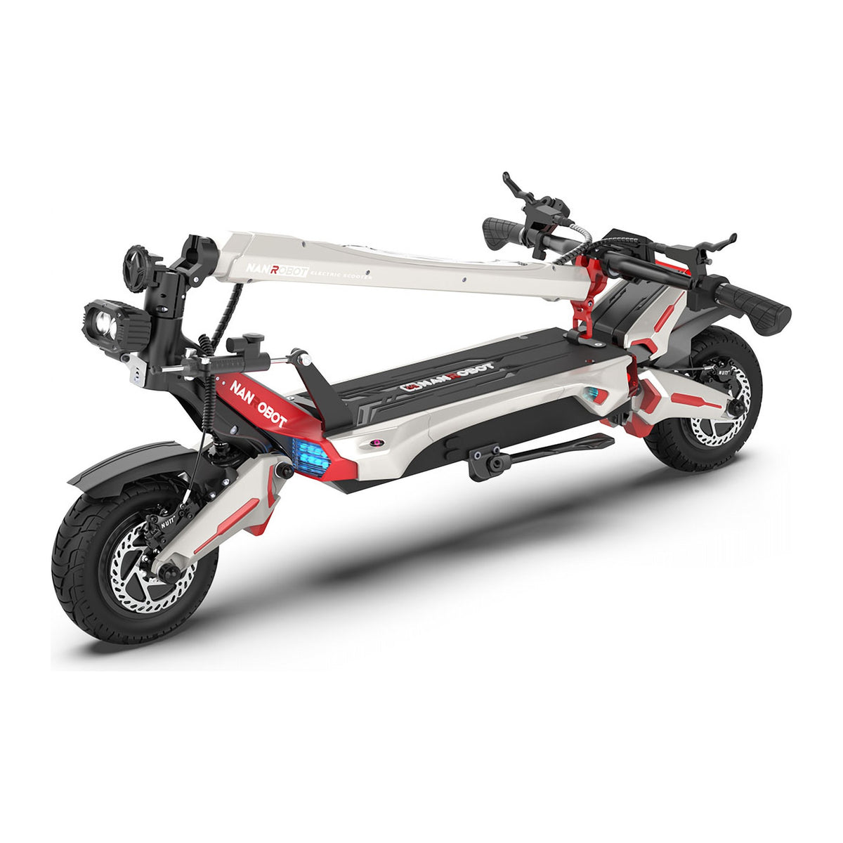 NANROBOT N6 72V Silver Red electric scooter