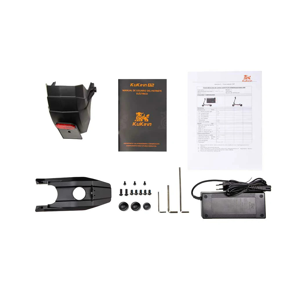 Kukirin G2 Electric Scooter 2026 box content