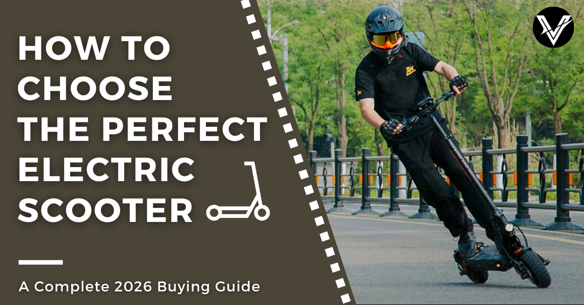 how to choose the perfect electric scooter, a rider on kukirin g2 master with helmet