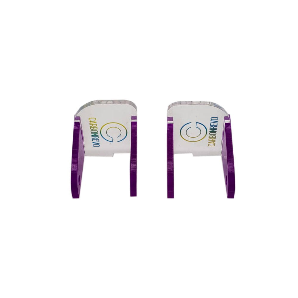 Front LED Cover Carbonrevo Violet (Pair) Dualtron Raptor, 1, 2, Ultra