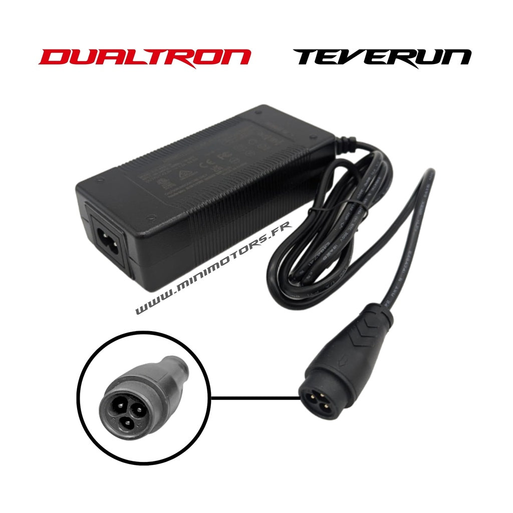 Charger Dualtron, Teverun 66.4V 1.75A V2 Connector LP16-3P