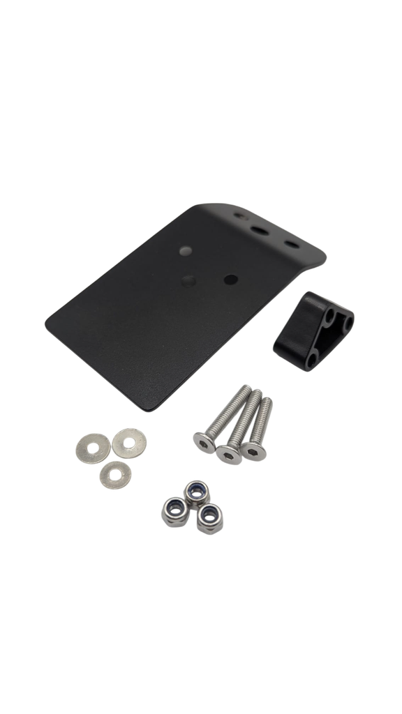 License Plate Bracket Plate and Screws Dualtron Aminia
