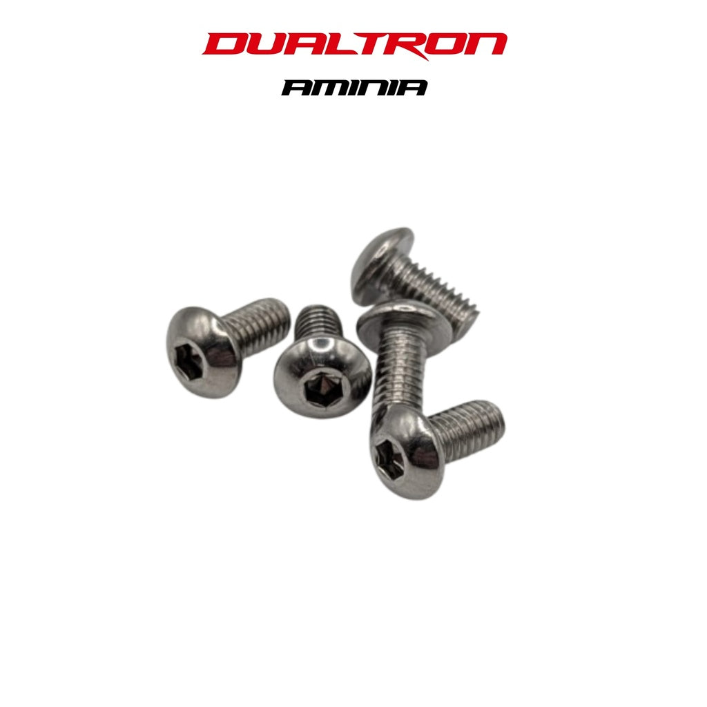 Round Screw Rear LED Cover Dualtron Aminia M4x8 (5 pcs)