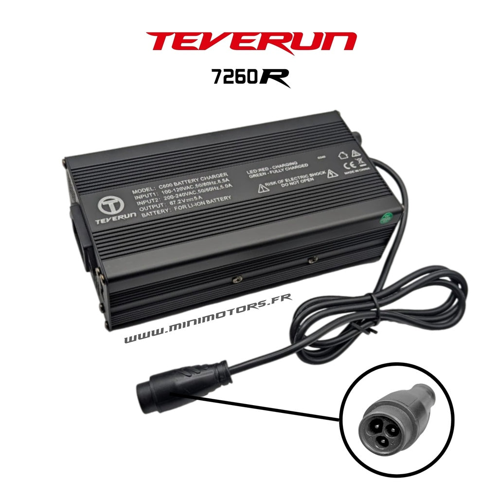 Fast Charger 84V 5A V2 Teverun Fighter Supreme, 7260R
