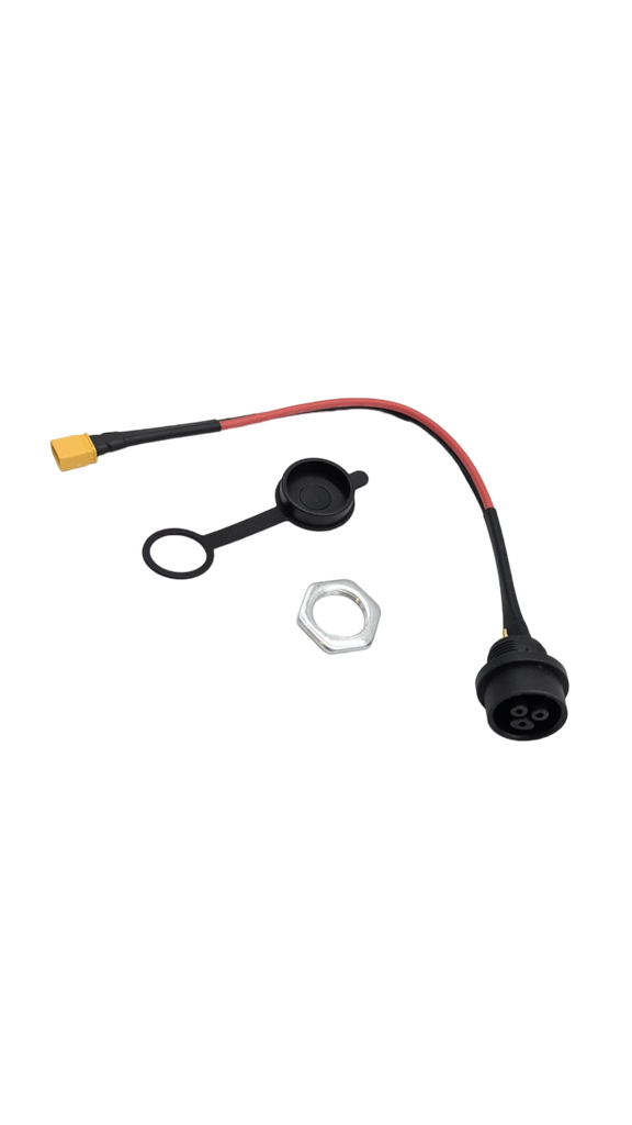 Charging Connector and Cover Teverun Fighter 10, Fighter 10+, Fighter 11, Fighter 11+, Supreme, 7260R, Mini, Q, Blade Mini Ultra, Space