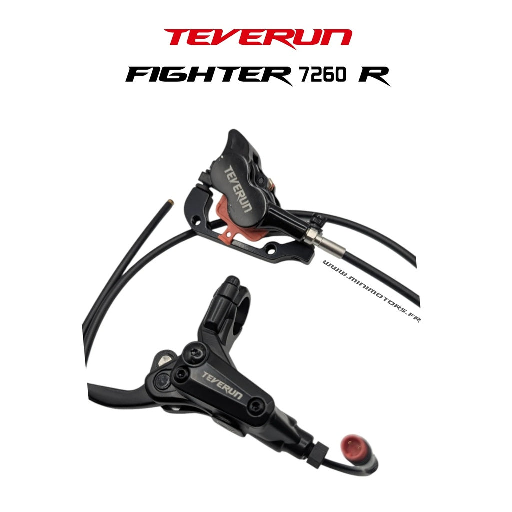 Complete Front Brake Kit (4 Pistons) V2 Teverun 7260R, Fighter 11 2025