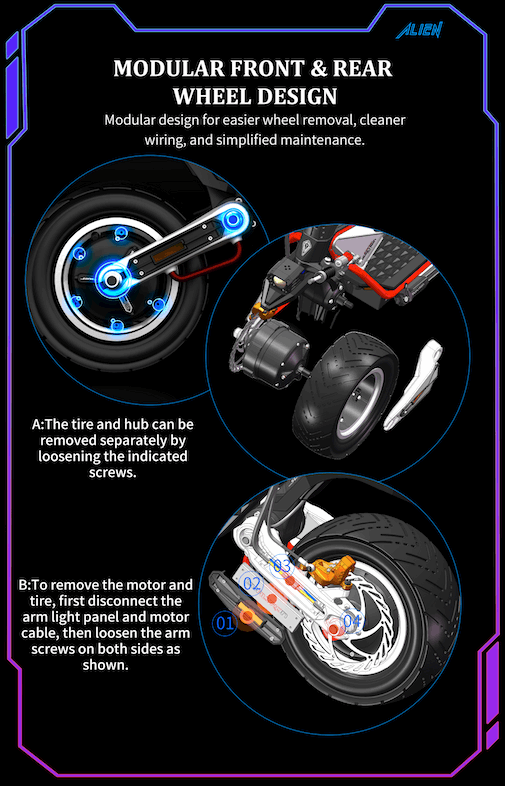 Dualtron Sonic Alien Electric Scooter