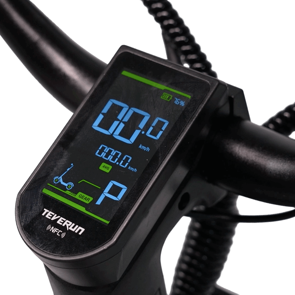 fahrradcomputer für e-scooter TEVERUN BLADE SPACE Elektro-Scooter 52V 18Ah