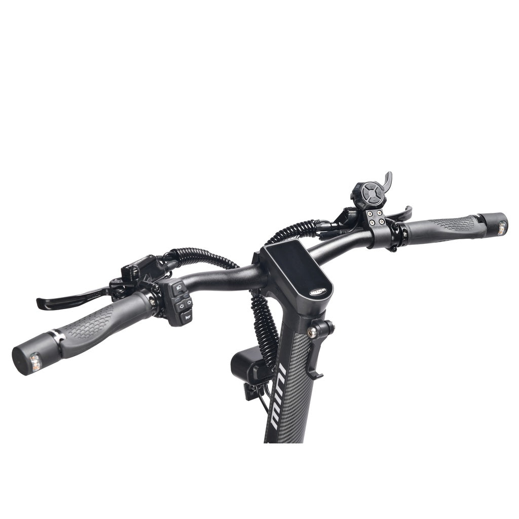 teverun fighter mini eco handlebar, screen, buttons, throttle, nfc, tft