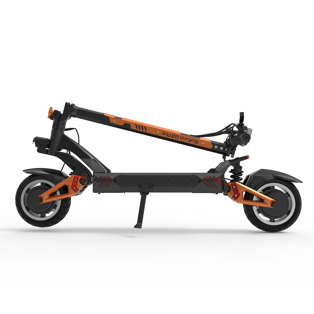 KuKirin G3 Pro Electric Scooter main image folded position scooter convenient position side view
