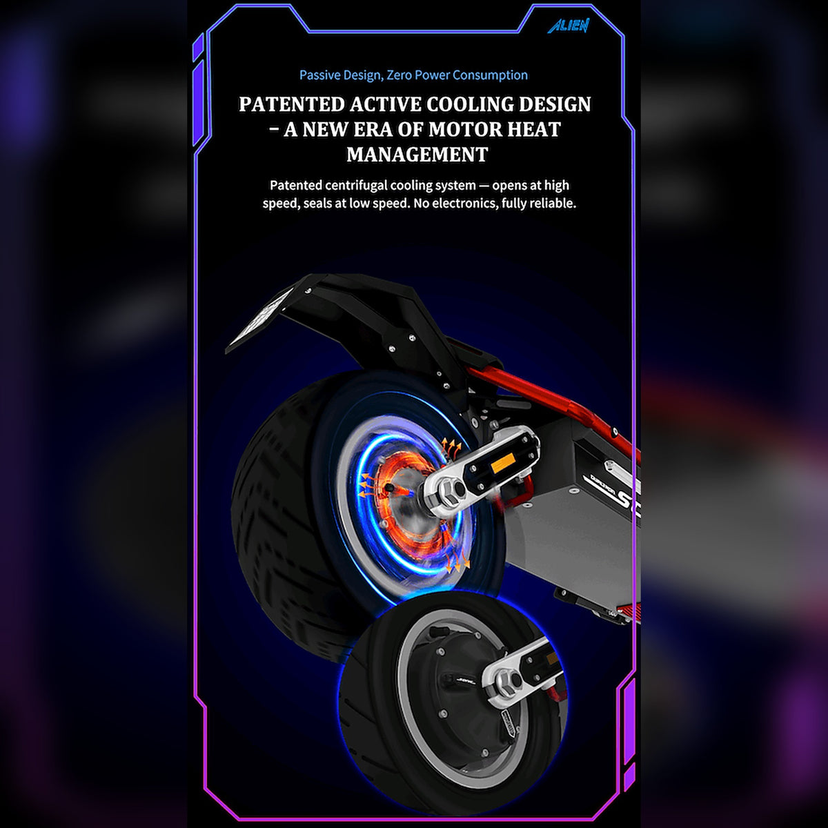 Dualtron Sonic Alien Electric Scooter