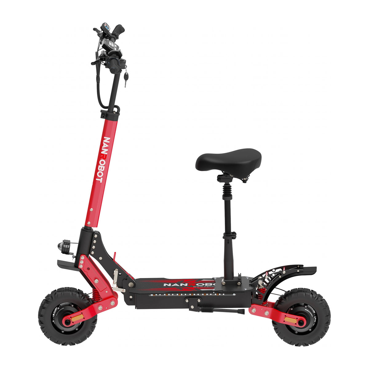 NANROBOT D4+MAX Red electric scooter
