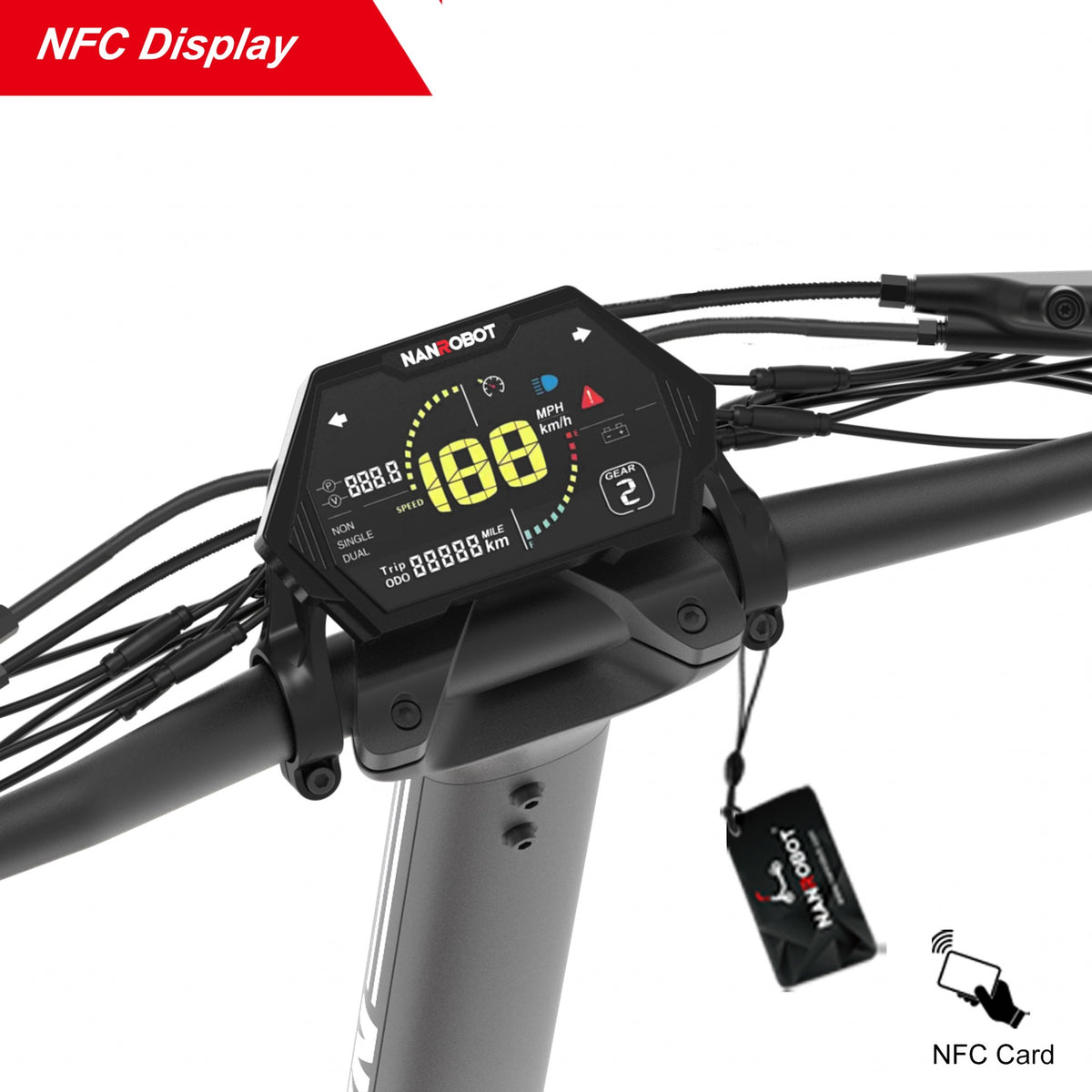 NANROBOT LS7+ 72V Red electric scooter