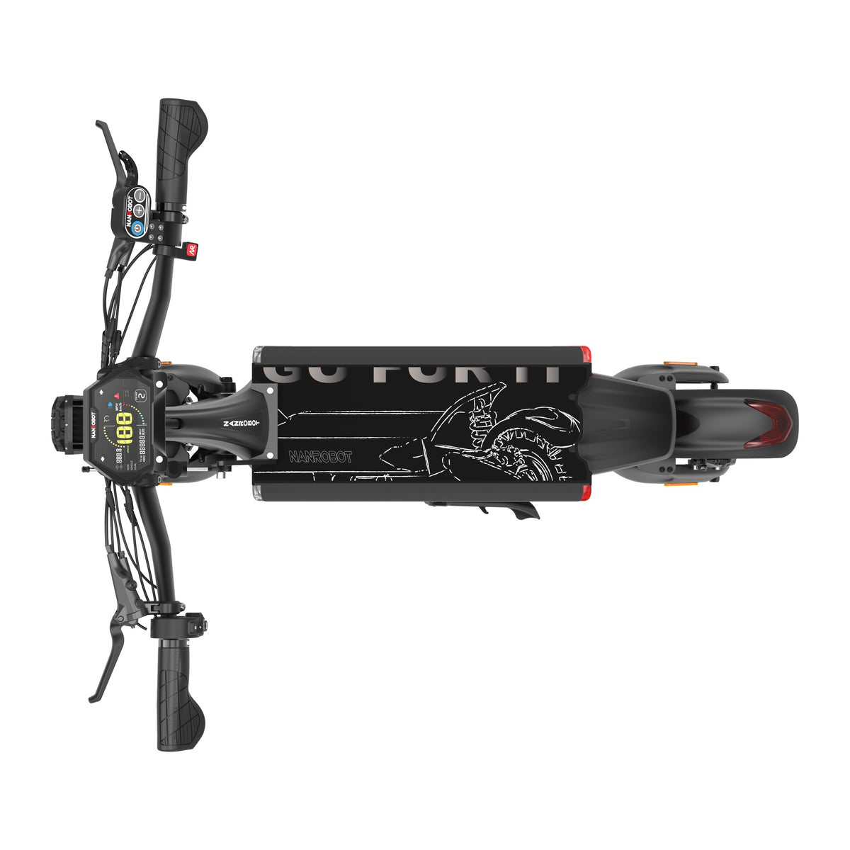 NANROBOT LS7+ 72V Black electric scooter