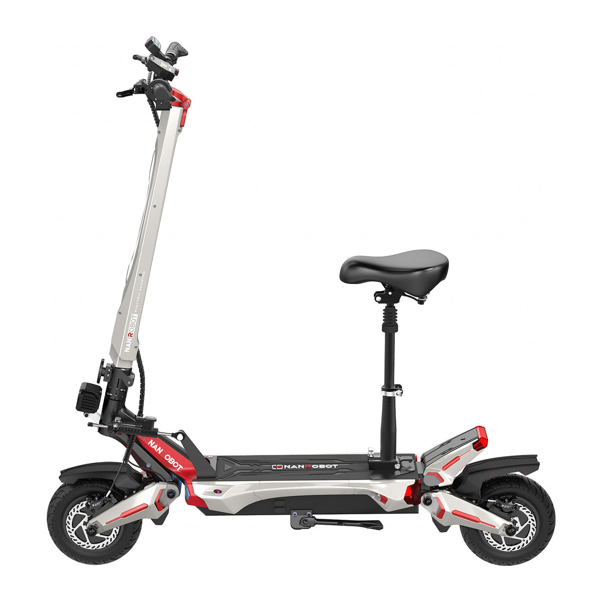 NANROBOT N6 72V Silver Red electric scooter